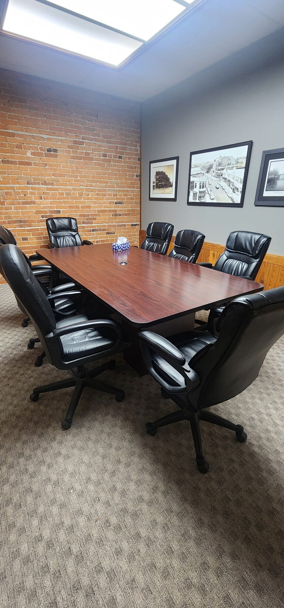 Conference room at Heady Law Office, 54 West Downer Place, Aurora, Illinois